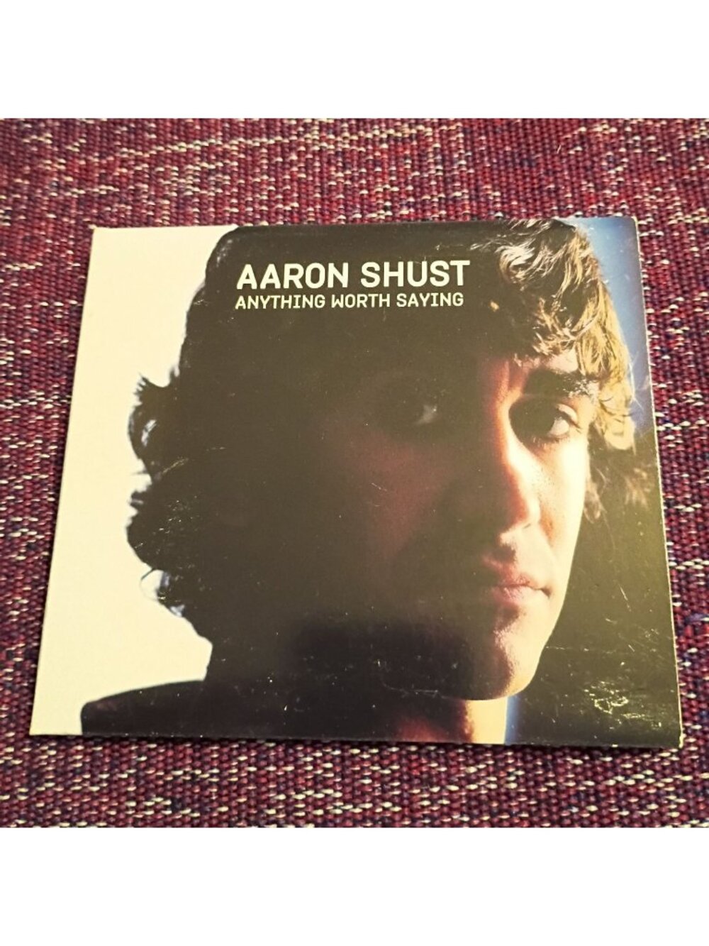 Aaron Shust Anything Worth Saying CD Album 2005 Brash Records Inspirational Musi